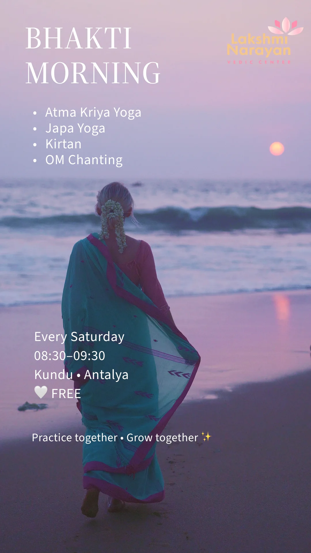 Bhakti Morning event poster