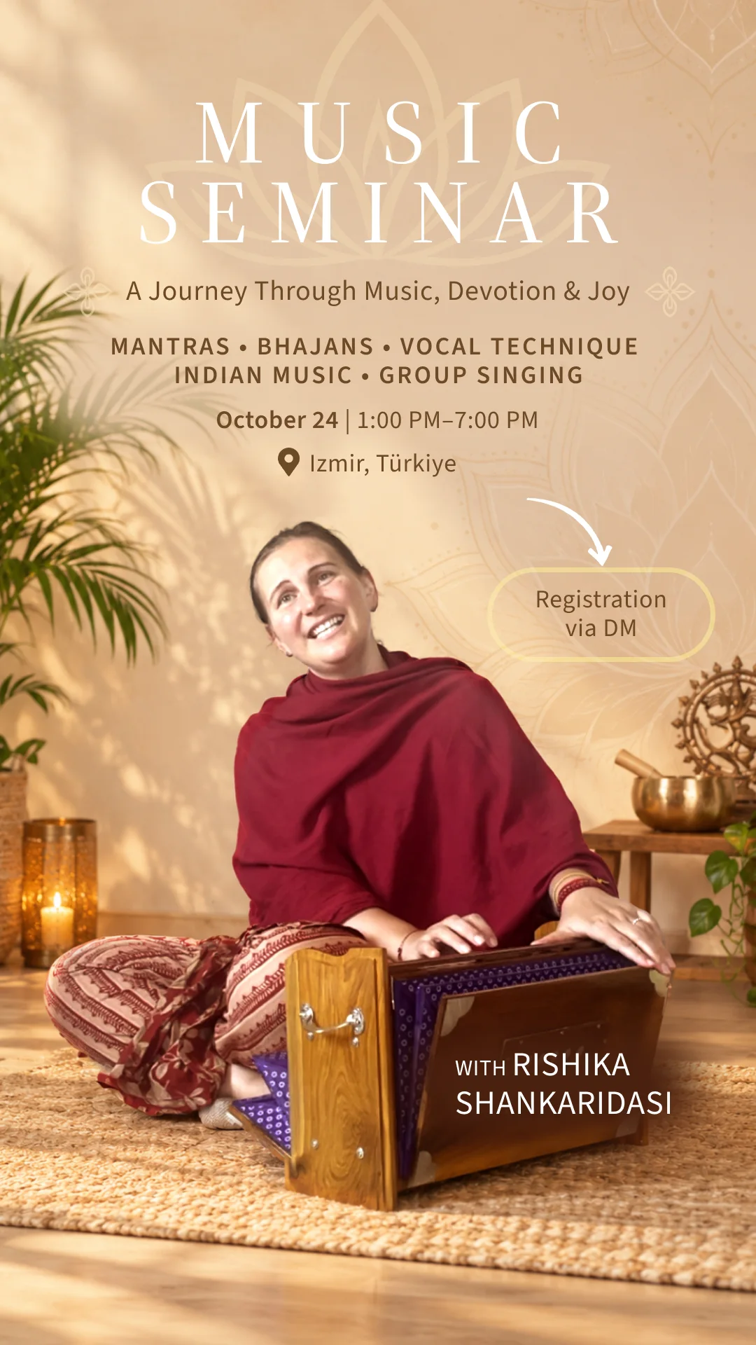 Music Seminar event poster
